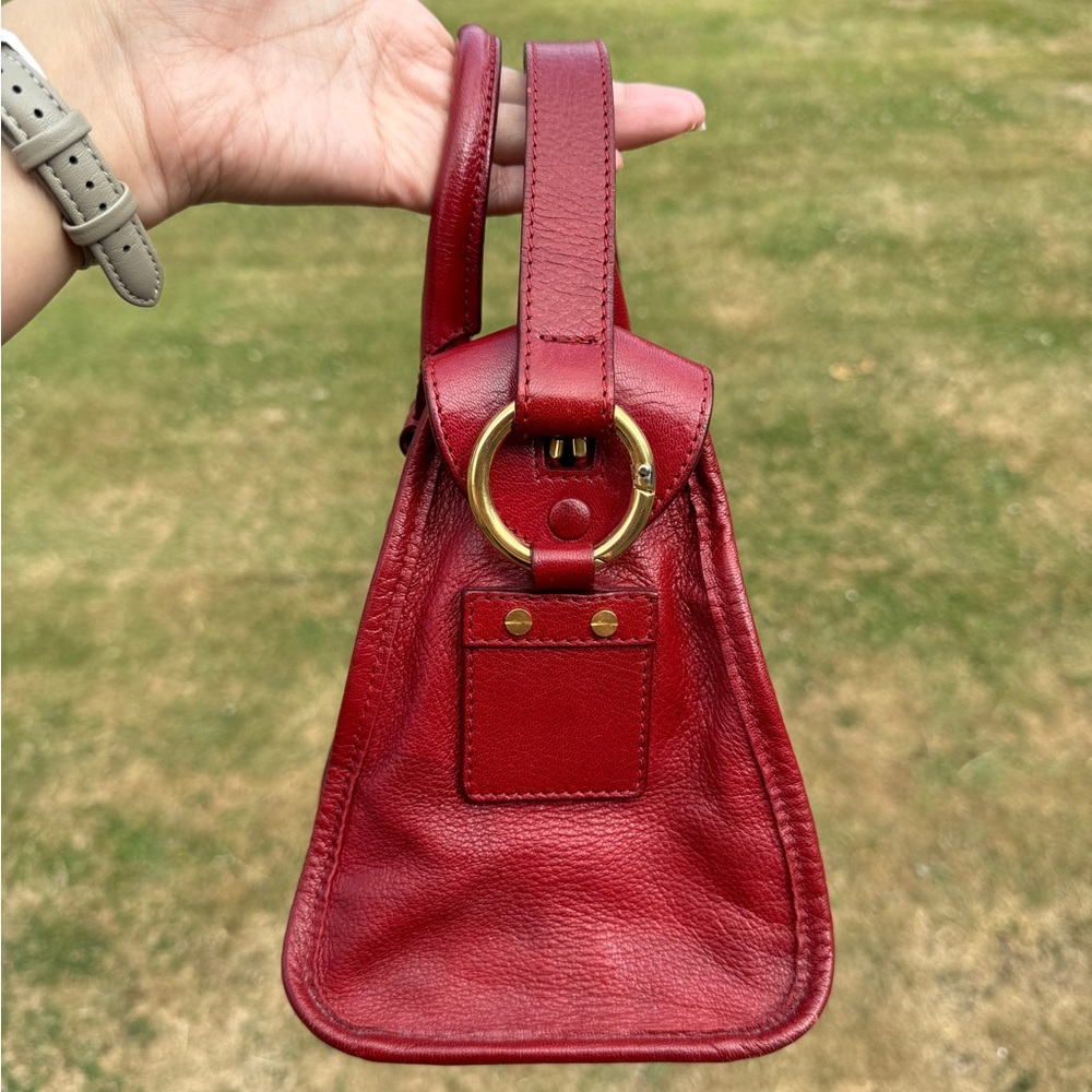 Marc Jacobs Leather Satchel Handbag - Picture 6 of 9